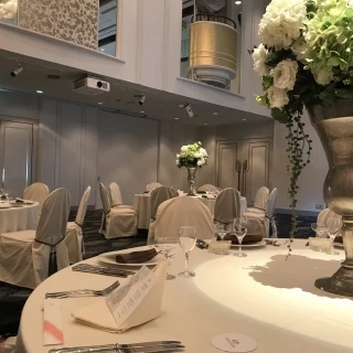 大規模の披露宴会場です。