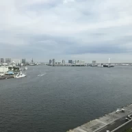 レストラン会場から見える東京ベイ
