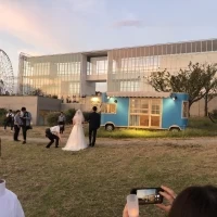 列席者ではないみなさまにもお祝いしてもらいました。