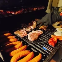 メインはバーベキューです。