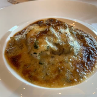 試食のメイン(舌平目のボンファム)