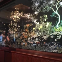 高砂の背景にはプロジェクションマッピングも出来ます
