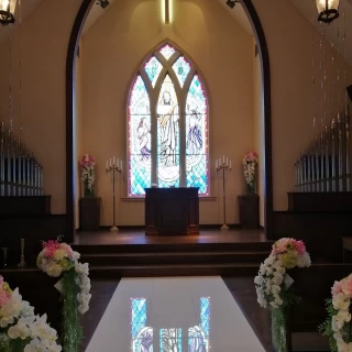チャペルの入り口付近からの光景