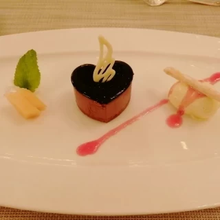 デザートのチョコレートムースです