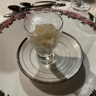口直しのシャーベット