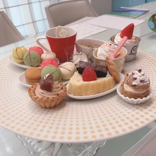 フェアの時のデザートビュッフェ。お腹いっぱいになりました