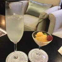 ウェルカムドリンクとアイス