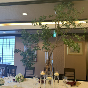 テーブル装花|565529さんのSHOZANKAN（仙台 勝山館）の写真(1060387)