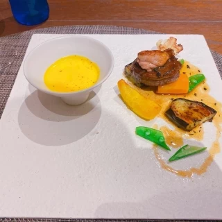 式場見学の時のご飯のメインです！