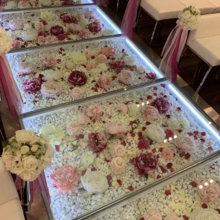 お花のバージンロード