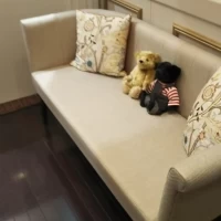 打ち合わせスペースもかわいい！