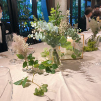流しテーブル装花