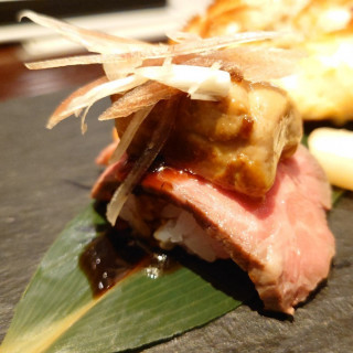 神戸牛とフォアグラのお寿司
口当たりも滑らかで最高でした