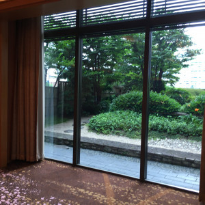 披露宴会場庭園|566016さんの帝国ホテル 東京の写真(1065875)