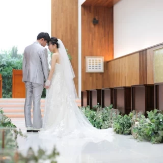 チャペルでこんなに素敵写真を撮ってくれます