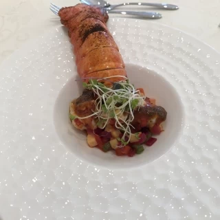 エビとカラフルな野菜がとても良かったです。