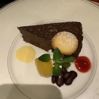 デザートのガトーショコラ