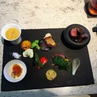 ワンプレートでお魚料理もありました