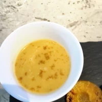 安納芋とカラスミのスープ