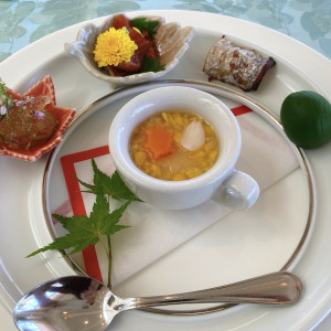 試食のお料理|566319さんのホテルメルパルク広島の写真(1340159)
