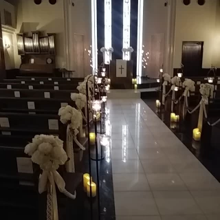 明かりの演出もよい