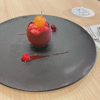 試食のデザート