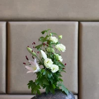 受付の花
