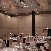 天井の高い会場です