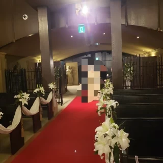 チャペル入り口か
