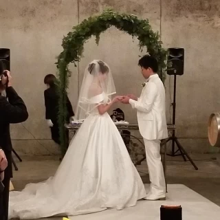 挙式会場の地下ワインセラーです