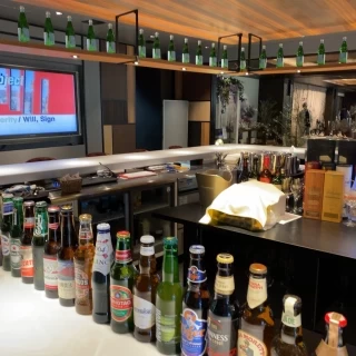 世界のビールが入っている飲み放題プランもある