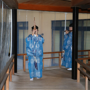 参進のときの雅楽演奏|566657さんの赤坂 氷川神社の写真(1565829)
