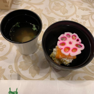 ウェディングケーキの代わりに頼んだちらし寿司です。|566659さんの神戸北野ハンター迎賓館の写真(1073978)
