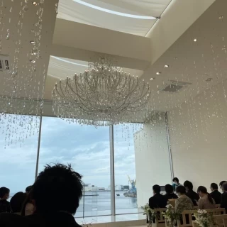 チャペルの上の装飾がとても美しいです