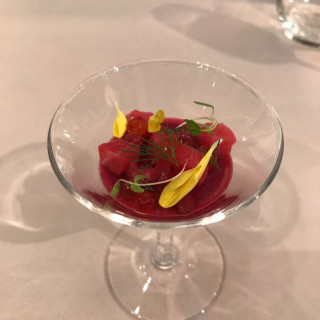 前菜の前のアミューズ
