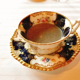 トリュフのスープ！絶品です！