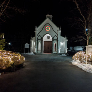 夜の教会