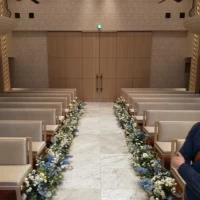 新郎新婦側からみたチャペル