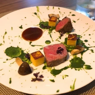 お肉の試食