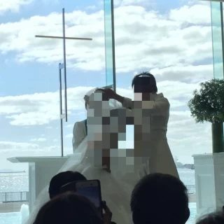 青い空と青い海がとても綺麗です