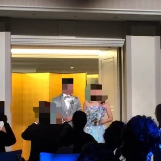 お色直し入場です