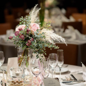 ゲストテーブル装花|567056さんのBALCONY RESTAURANT&BAR（ウエディング取扱終了）の写真(1071335)