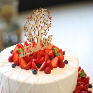 ノーマルなタイプのケーキにしましたが、苺がたっぷりで可愛い|567151さんの太閤園 (Fujita Kanko Group)（ウエディング取扱終了）の写真(1183656)