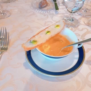 コース料理、スープ