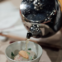 玄海産真鯛と松茸の茶漬け