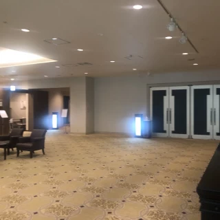 披露宴会場前