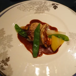 ホタテとえびの料理