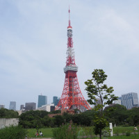 ガーデンから見える東京タワー