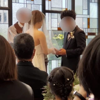 指輪の交換