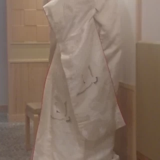 サロンに飾ってあった白無垢もとても素敵でした